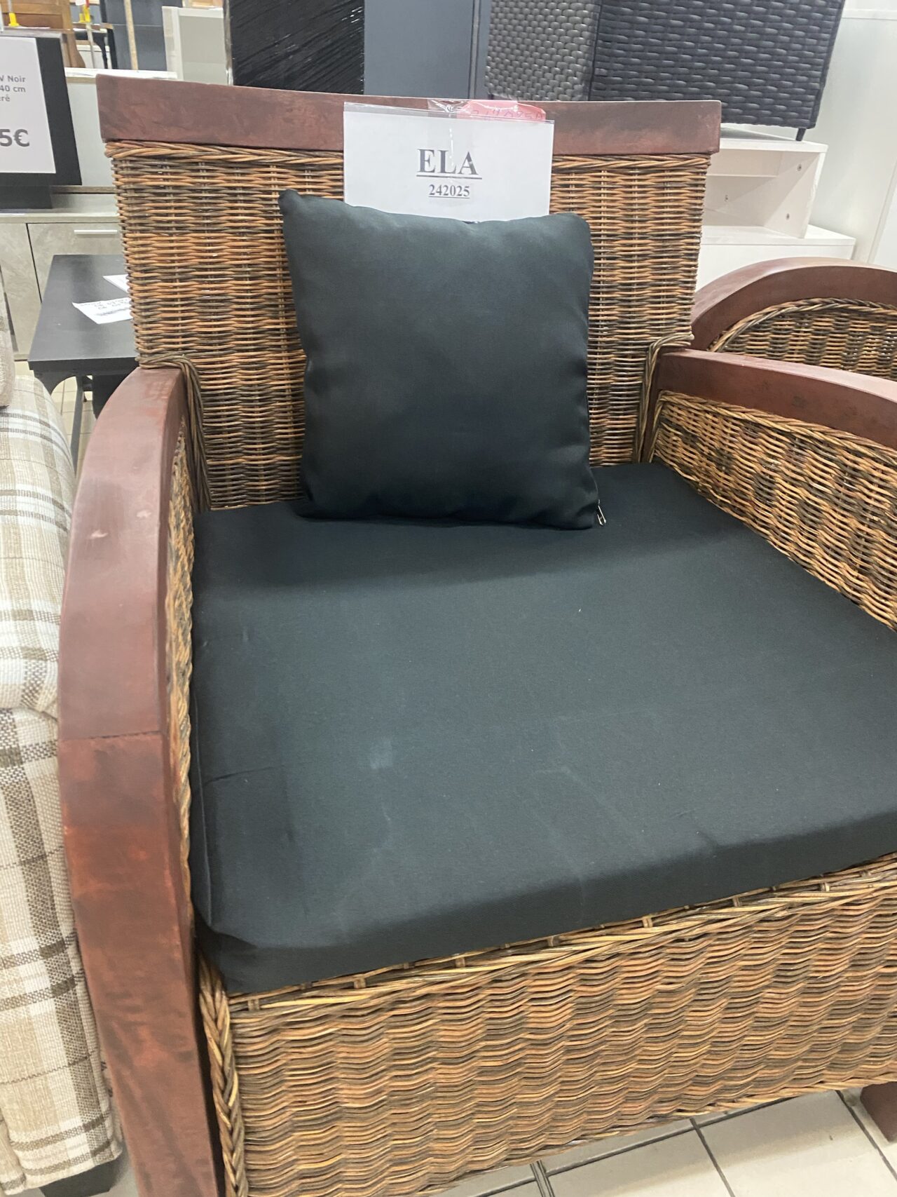 vidaXL Fauteuil Rotin tissé à la main / meuble monté 242024 – Image 5