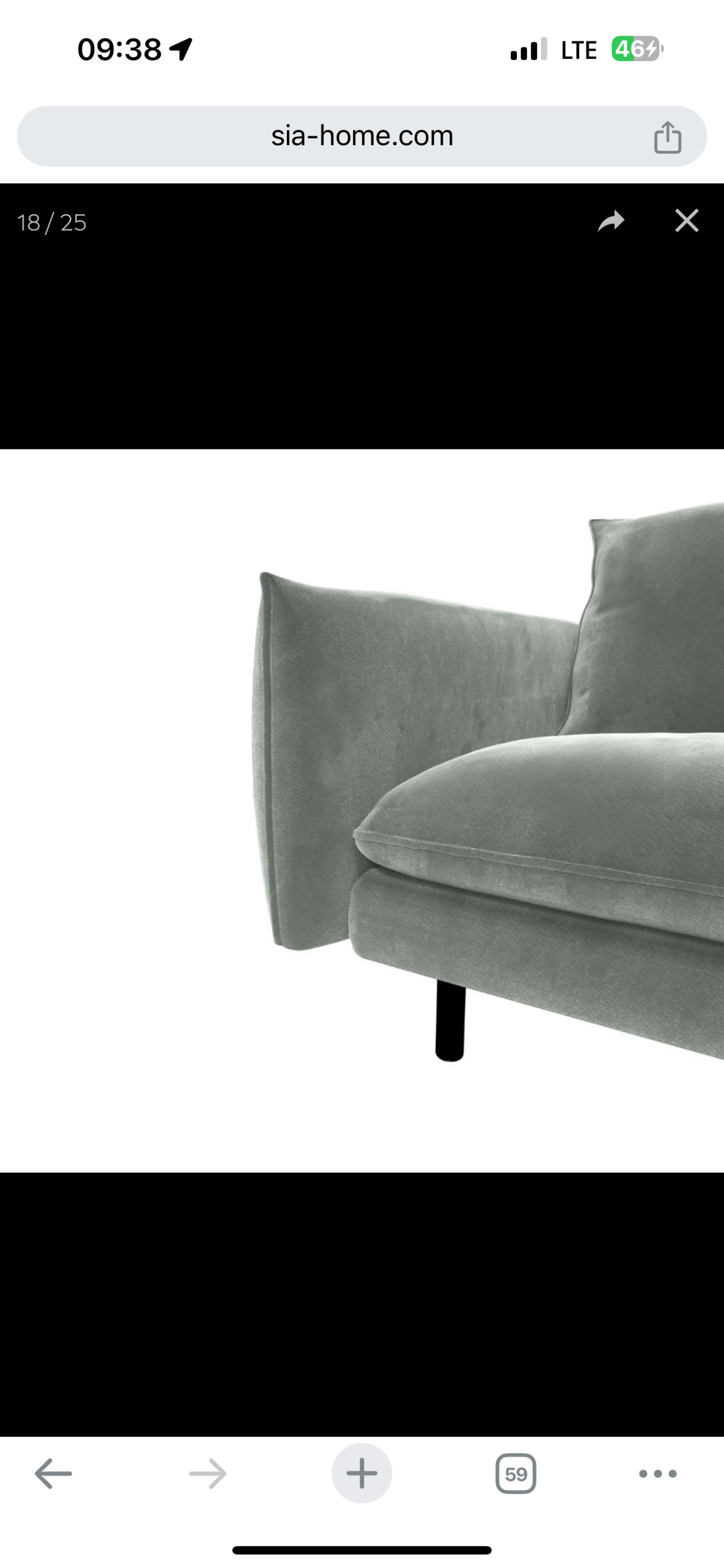 Fauteuil ISAK Velours – Image 2