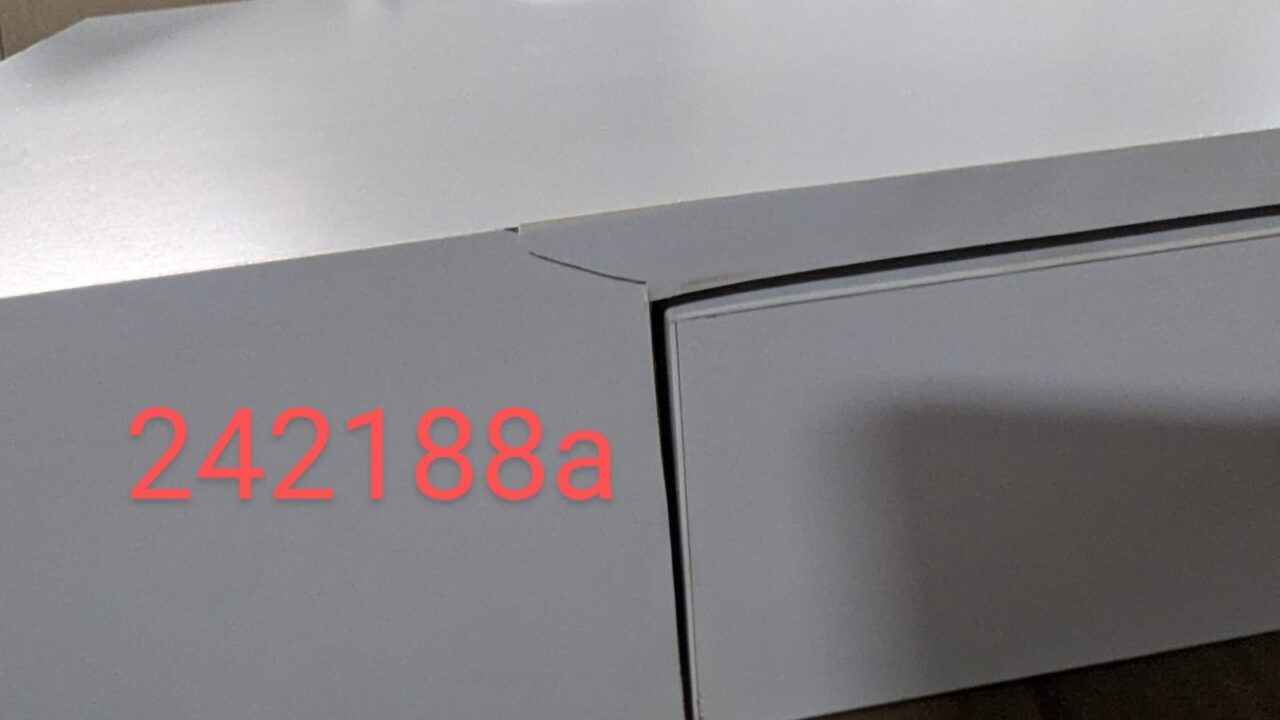 vidaXL Étagère murale avec 1 tiroir MDF Blanc Rangement de livres/DVD 242188(avec défaut) – Image 7