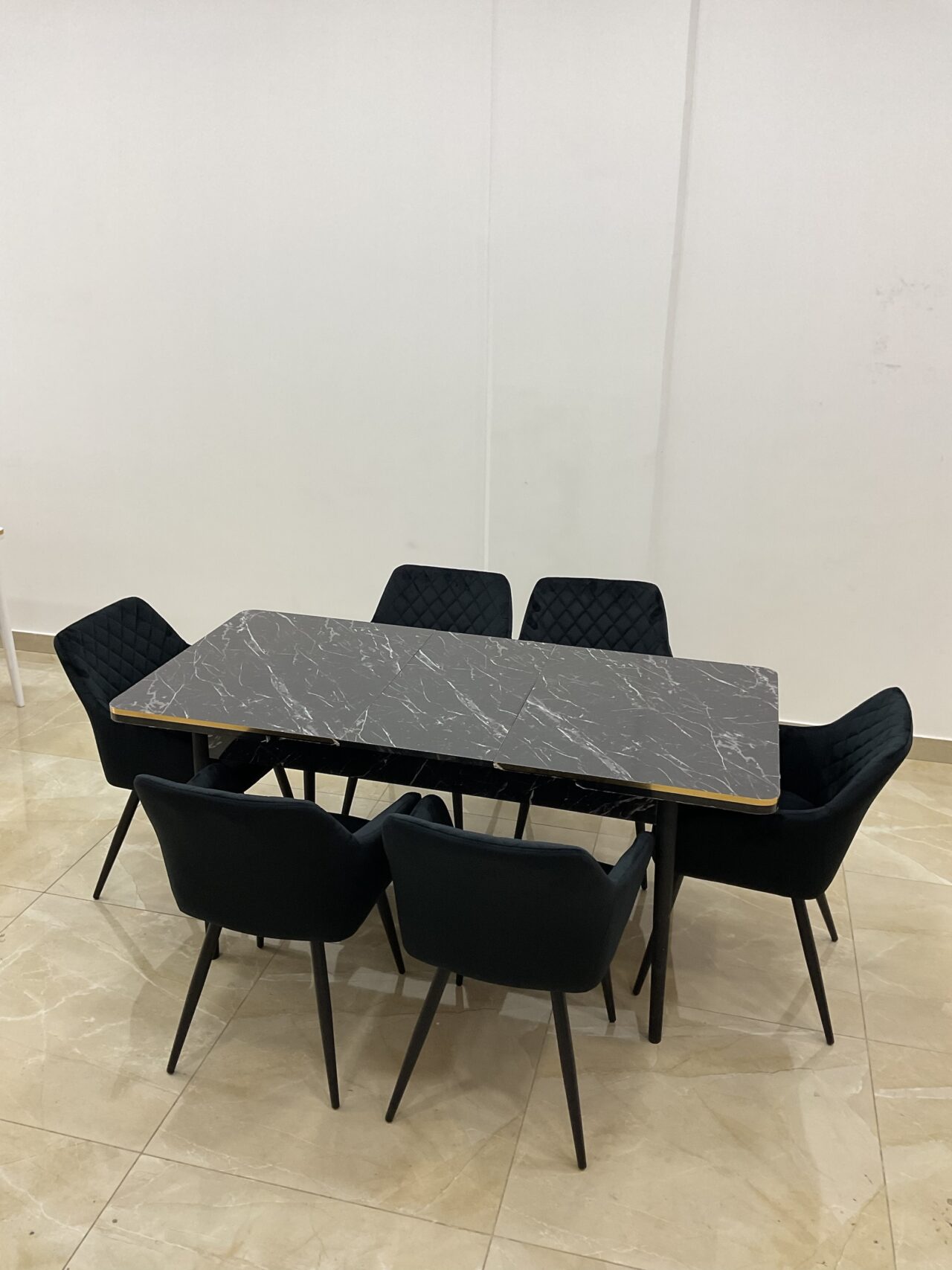 Salle à manger FLINDY 6 chaises + table extensible