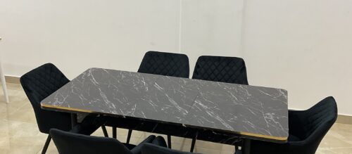 Salle à manger FLINDY 6 chaises + table extensible