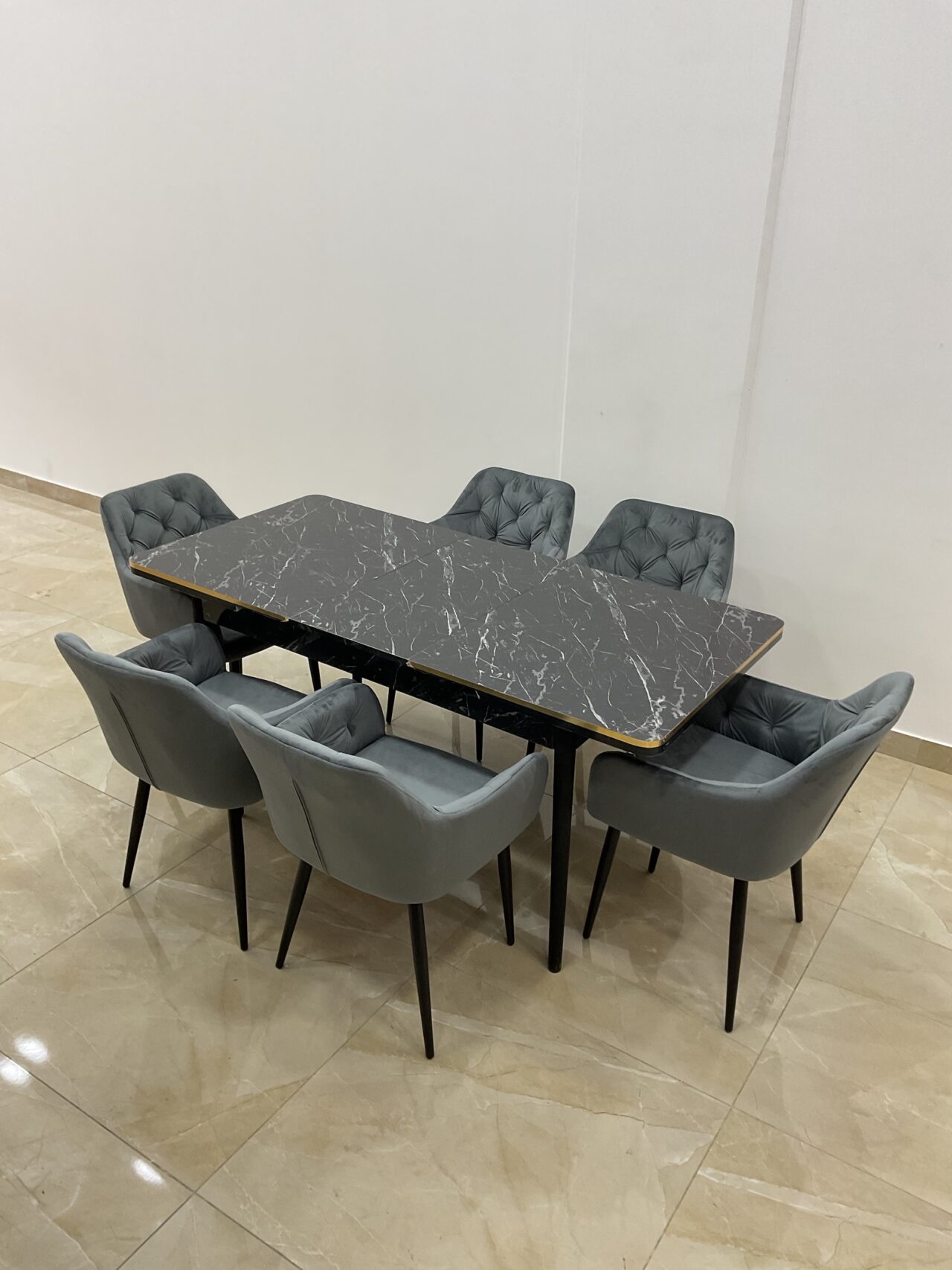 Salle à manger MARIO 6 chaises + table extensible – Image 2