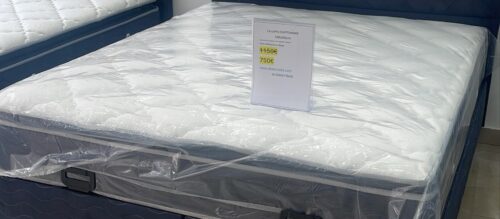 Matelas Serena Bleu roi 90x190cm ou 160x200cm