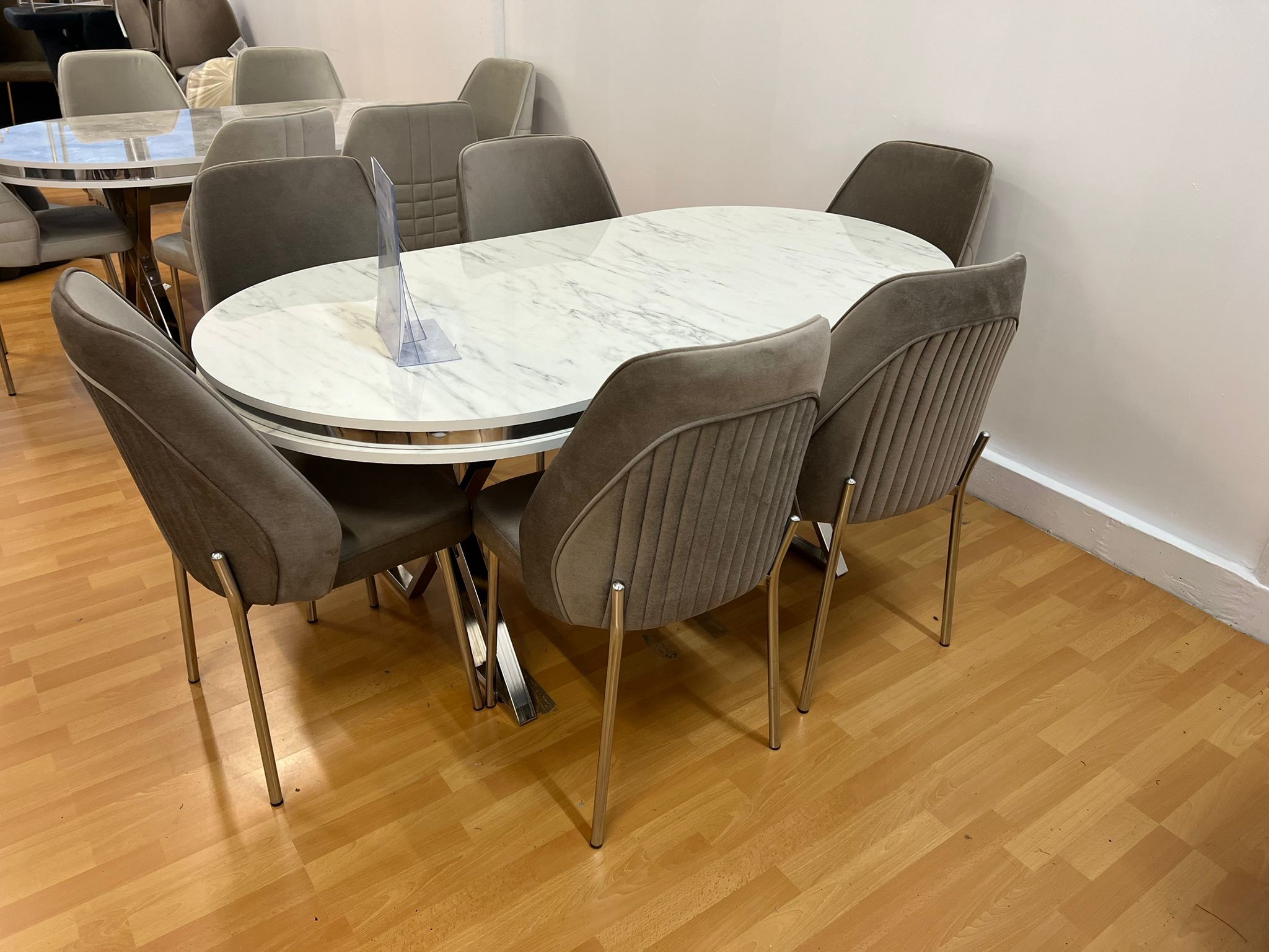 Salle à manger LUXE 6 chaises + table 170x90cm – Image 5