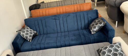 Canapé 3 places convertible avec coffre de rangement 210cm (couleur selon disponibilité)