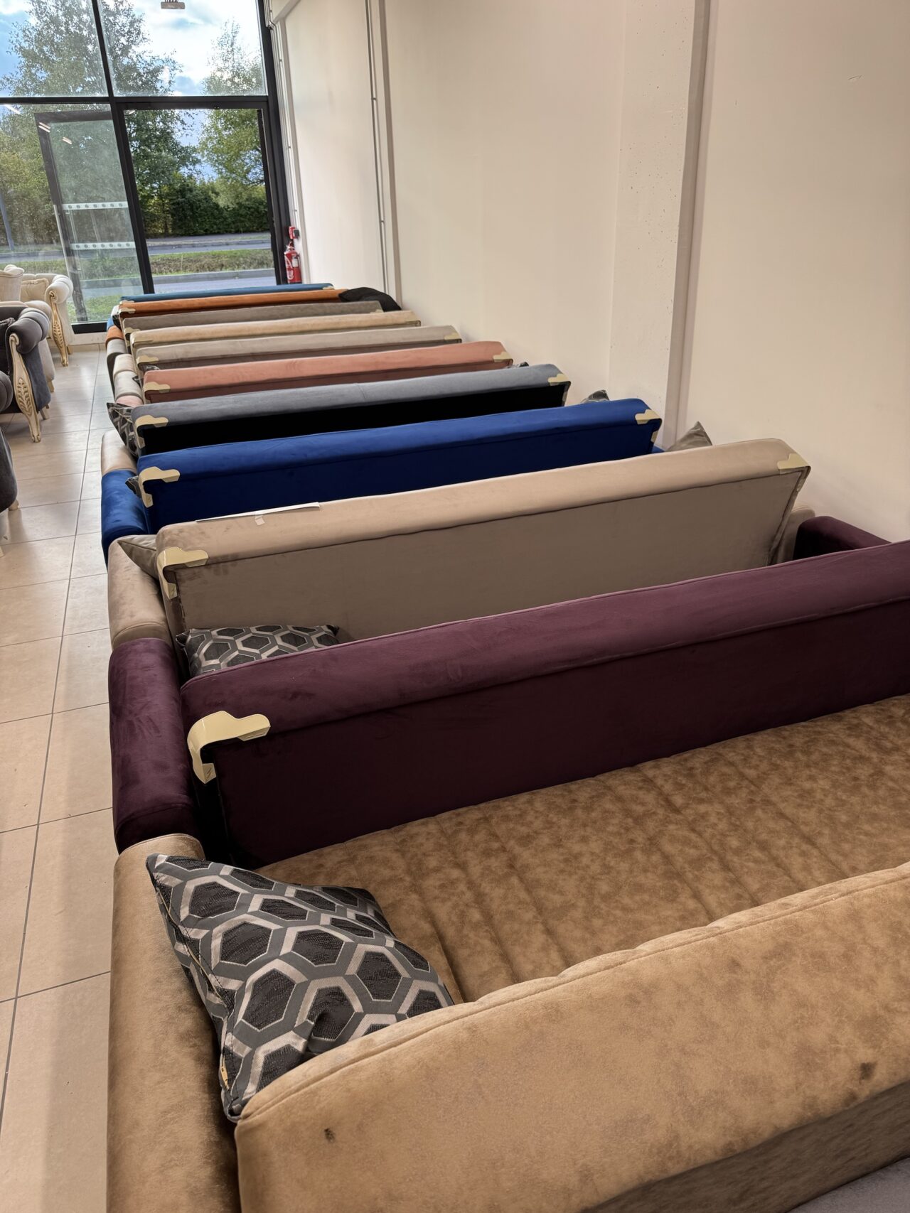 Canapé 3 places convertible avec coffre de rangement 210cm (couleur selon disponibilité) – Image 5