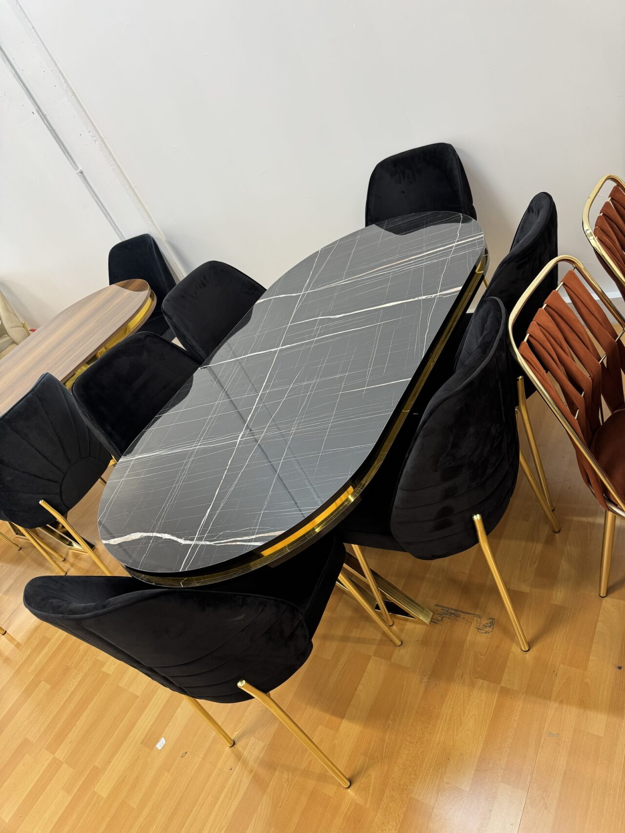 Salle à manger LUXE 6 chaises + table 170x90cm – Image 2