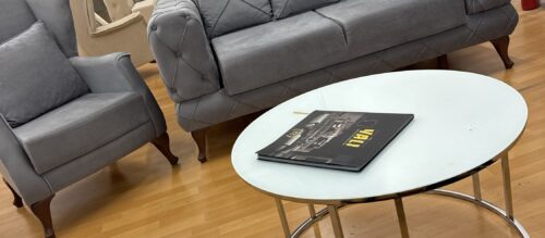 Salon complet gris avec livraison